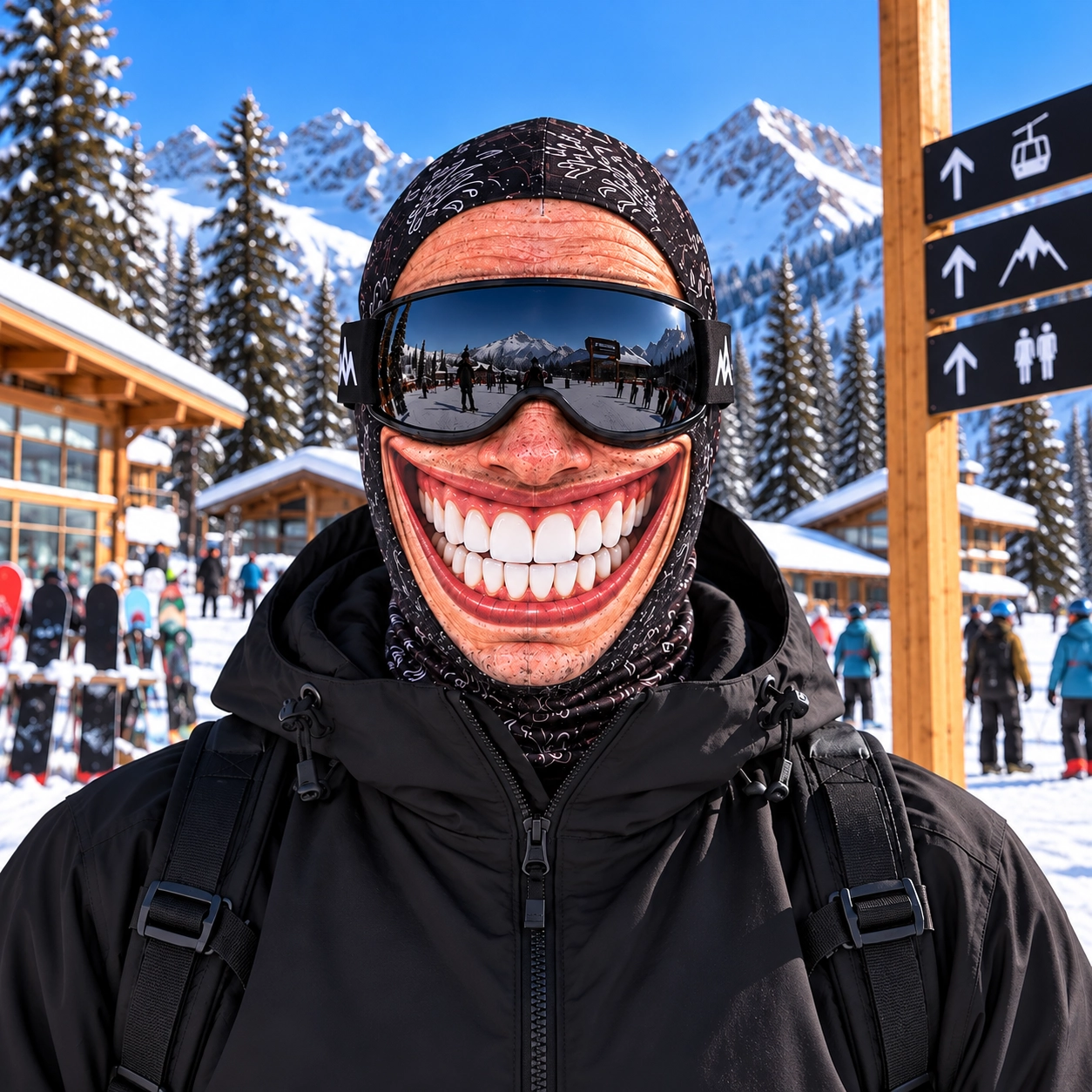 SmileySlopes™ Ski Masks